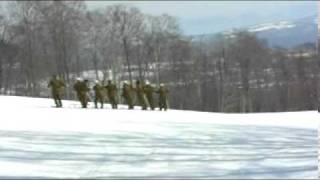 Our Troops on Ski Training 自衛隊スキー [upl. by Viccora964]