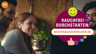 Werde rauchfrei mit NichtraucherHeldende  DAKGesundheit [upl. by Eatnad]