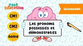 Les pronoms possessifs et démonstratifs  CM1 CM2 et 6ème  Leçon Exercices Evaluations [upl. by Constantino]