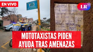 Mototaxista ASESINADO en COMAS extorsionadores AMENAZAN a empresa en la que trabajaba EnDirectoLR [upl. by Nylireg]