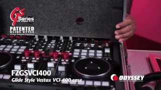 Vestax VCI400 Glide Style Case by Odyssey  VCI300 and VCI380 Cases Also Available [upl. by Maren]