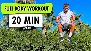 FULL BODY WORKOUT For Football Players  20 Min Intense  BODYWEIGHT  Improve Your Strength [upl. by Harberd980]