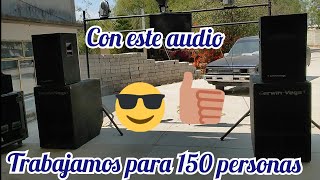 Con Audio compacto de la marca Cerwin Vega y buena calidad trabajamos en este evento [upl. by Onitnerolf904]