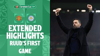 RUUDS FIRST GAME  Manchester United v Leicester City extended highlights [upl. by Elyag287]