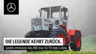 Die Legende kehrt zurück Azubis erwecken den MBtrac 6570 zum Leben [upl. by Raphaela]