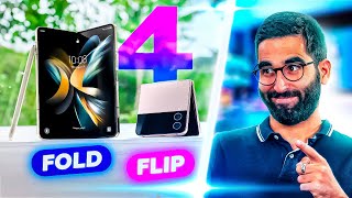 Galaxy Z Fold 4 amp Flip 4 de SAMSUNG  Notre prise en main et toutes les NOUVEAUTÉS pliant [upl. by Archy573]