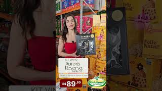 GA BRASIL  KIT AURORA RESERVA MERLOT cestasnatalinas cestasbasicas doacao cestasparaempresas [upl. by Gardner]