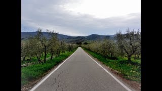 Chianti Wine Route Tuscany  “Chiantigiana” or SS 222  in the Rain [upl. by Muller]