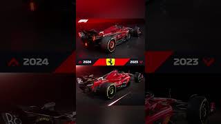 SF24 Ferrari Livery 2024 Compared to 2023 F1 formula1 [upl. by Nyllaf]