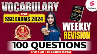 Black Book Vocabulary  Weekly Revision 100 Questions  Vocabulary Complete Revision by Ananya Maam [upl. by Druci]