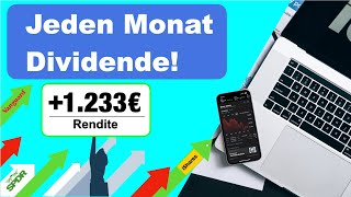 Jeden Monat Dividende mit diesen ETFs [upl. by Pik]