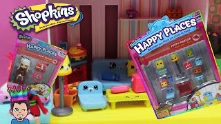 Shopkins Happy Places  Puppy Parlor Decorators Pack  Lil Shoppies Sara Sushi [upl. by Aoht153]