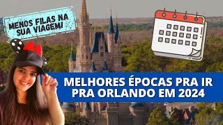 Datas mais vazias na Disney em 2024  Live de Planejamento [upl. by Hege]