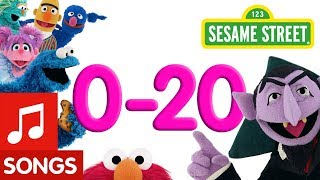 Sesame Street 020 Counting Songs  Number of the Day Compilation [upl. by Homer434]