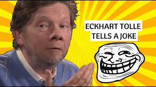 ECKHART TOLLE MAKES A JOKE ABOUT DEATH [upl. by Franz701]