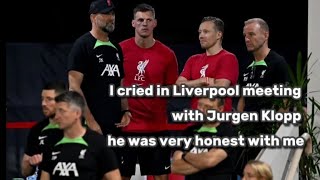 MUST WATCH I CRIED IN LIVERPOOL MEETING WITH JURGEN KLOPP HE WAS VERY HONEST WITH ME [upl. by Egon]