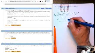 Solution to Serway and Jewetts Chapter 24 Problem 24 on Gauss Law [upl. by Bozuwa]