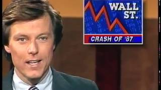 The 1987 stock market crash Original news report [upl. by Aztiraj702]