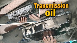 TOYOTA REVO AUTOMATIC TRANSMISSION CHANGE OIL AND CLEANING FILTER [upl. by Kessel]