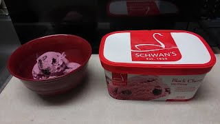 101022  Product Review  Schwans Black Cherry Ice Cream 232 [upl. by Nilesoj625]