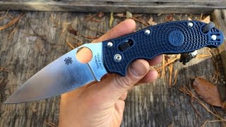 Spyderco s110v Lightweight Manix 2 Review all good things all good things [upl. by Ramed]