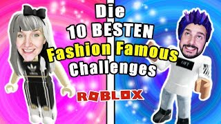 10 BESTEN TOPMODEL CHALLENGES BEI ROBLOX FASHION FAMOUS mit Kaan amp Nina [upl. by Adnilra690]