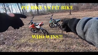 Pit Bike vs Pit Bike SSR 125 vs Monster Joe 125 [upl. by Mcloughlin]