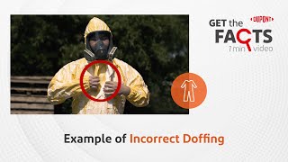 Ensuring Safety with PPE Impacts of Incorrect Doffing of PPE Suit  GetTheFactsVideo [upl. by Urion]