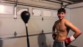 Ryan Garcia demonstrates how to use the cobra bag 🔥 [upl. by Farica]