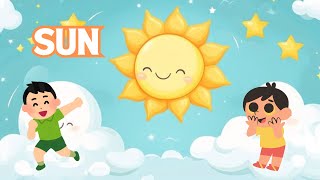 Sun poem for kids  Sun rhyme  Sun song for kids [upl. by Chamkis]