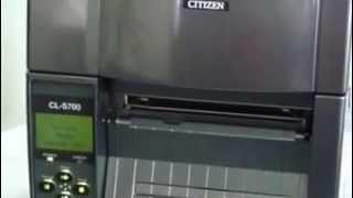 Citizen CLS 700R with Internal label Rewinder [upl. by Kloster]