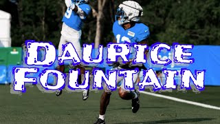 Daurice Fountain Is The X Wide Receiver The Lions Have Been Looking For Training Camp Star [upl. by Eniamirt]