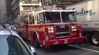 FDNY Responding Compilation 1 Full of Blazing Sirens amp Loud Air Horns Throughout New York City [upl. by Atirabrab]