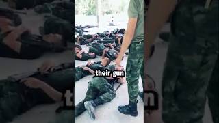 Military sleep test 😴❤️shortsfeed shorts trending viralvideo capcut [upl. by Esinal]