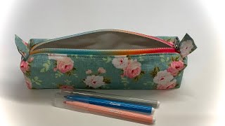 Coudre une petite trousse à crayons 🖍️ couture Madalena [upl. by Anaihk920]