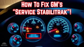 DIY How to Fix GMCChevrolet quotService Stabilitrakquot amp Traction Control Lights [upl. by Gervase]