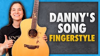 How to STRUM amp FINGERPICK Dannys Song in 10 Minutes [upl. by Ahtela]