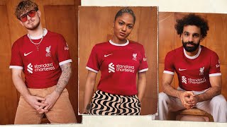 NEW Liverpool FC 2324 Home Kit  First look [upl. by Nohsyt]