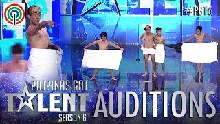 Pilipinas Got Talent 2018 Auditions Mamas Boyz  Towel Dance [upl. by Padget]