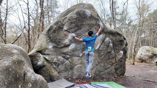 Fontainebleau Bouldering Lullaby 7a [upl. by Perkoff]