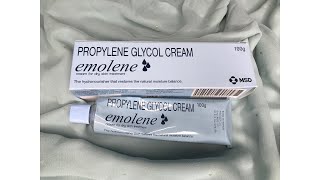 Emolene Cream  Best moisturiser  Quick review  Propylene glycol cream  Capricorn Life [upl. by Bosson]