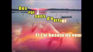 FRANCE GALL  COMME JAI BESOIN DE VOUS  KARAOKE VOIX [upl. by Calli]