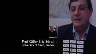 Prof Gil Seralini Runs Monsantos numbers liverkidney damage from GMOs [upl. by Hallutama]