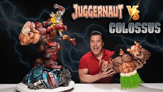 JUGGERNAUT vs COLOSSUS CRAZY Customized Custom XMEN Diorama Statue [upl. by Ottilie]