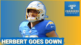 Chargers Postgame Justin Herbert Goes Down in Season Sealing Loss to the Broncos [upl. by Oderfigis]