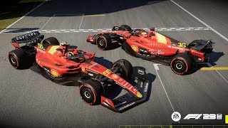 Ferrari Monza Livery on F1 2023 [upl. by Pelmas]