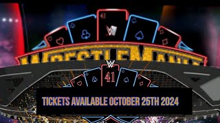 WrestleMania 41 tickets on sale [upl. by Daryn435]