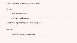 Curso de lógica proposicional 01 Formalización I [upl. by Jemma]