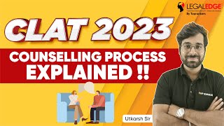 CLAT 2023 Counseling Process Explained   NLU Preference List 2023  CLAT 2023 Admission [upl. by Navad]