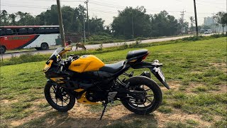 Suzuki Gsxr 150 bike  Yellow GSX R150  Abs Dual Channel gsxr 2024 reviews [upl. by Leventis891]